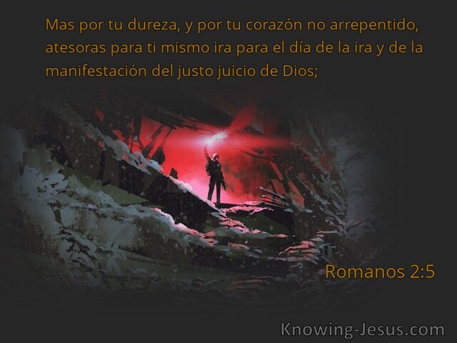 Romanos 2:5 (Armada)